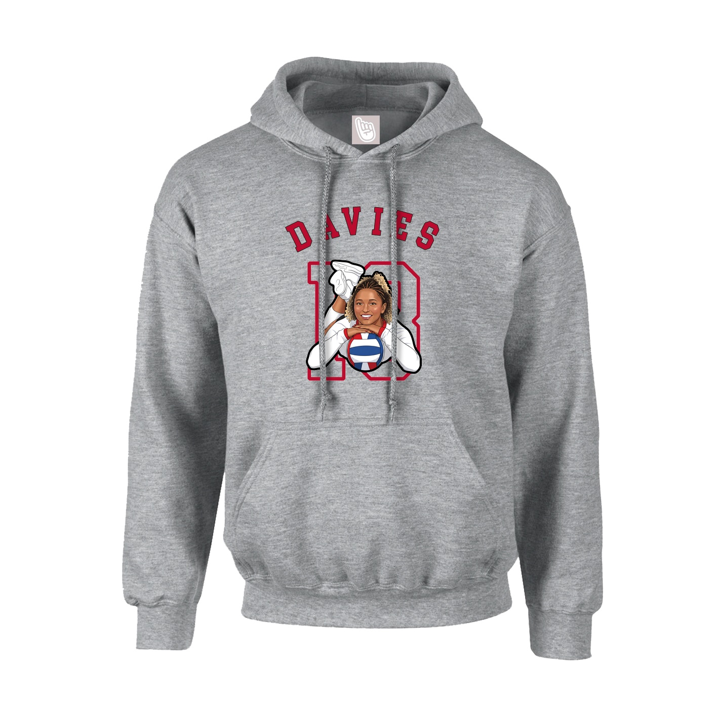 Youth Hoodie — Shirsey Arch in Grey