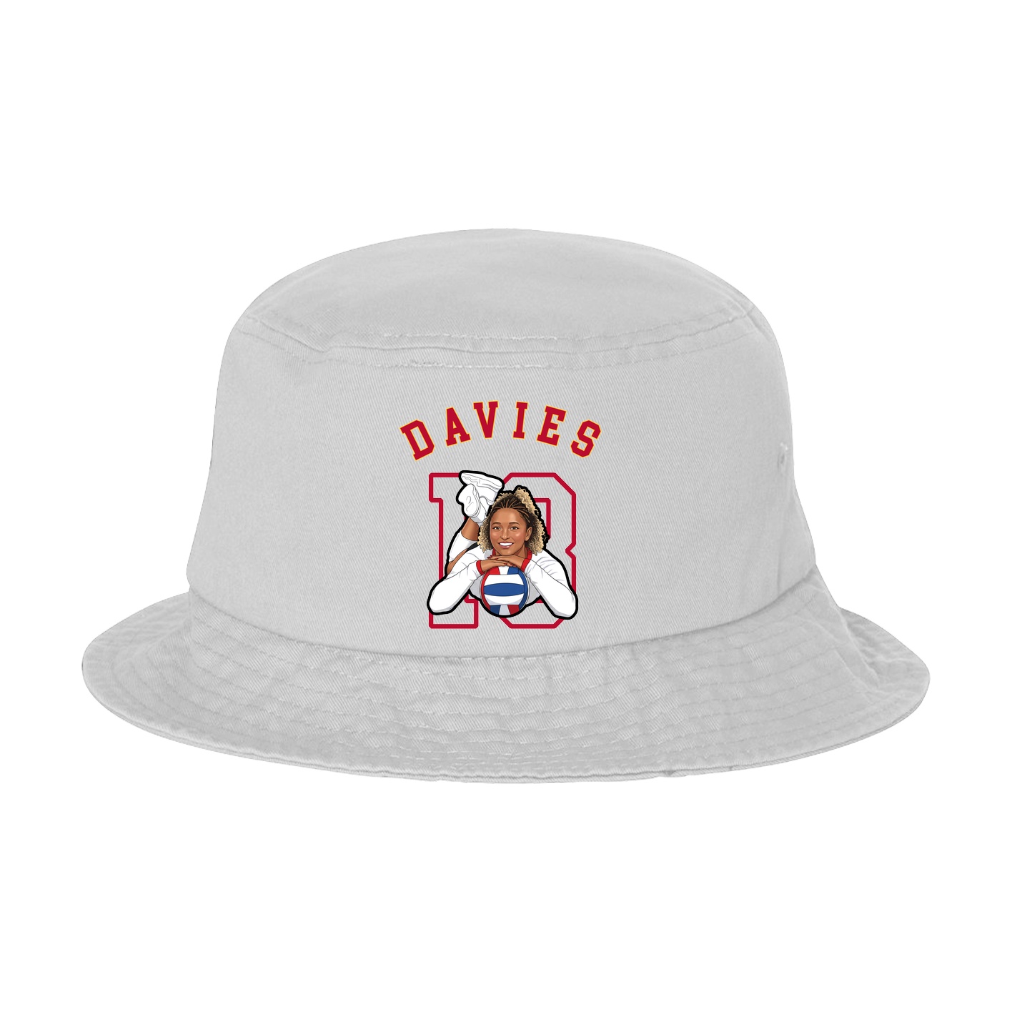 Bucket Cap — Shirsey Arch in White
