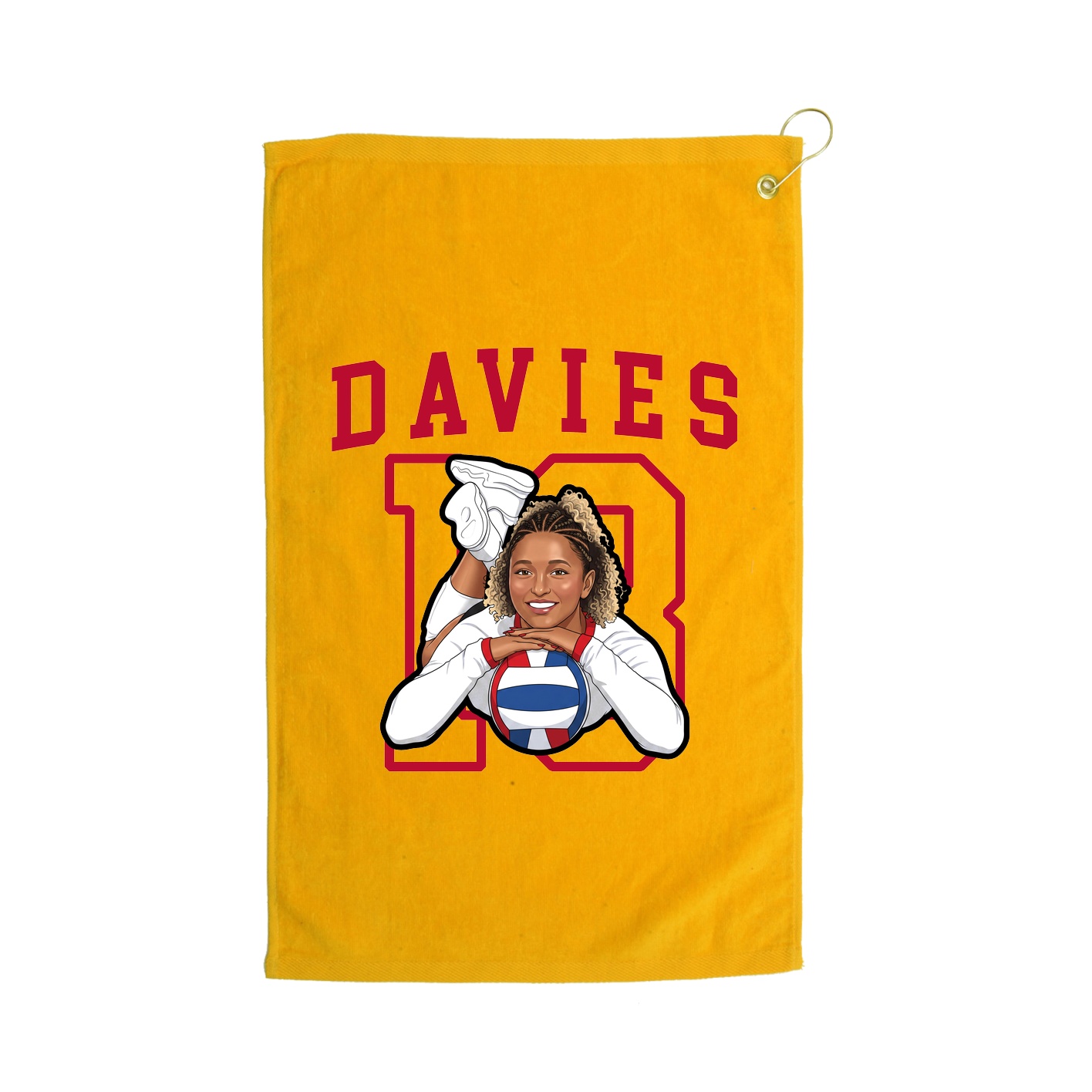 Golf Towel — Shirsey in Gold