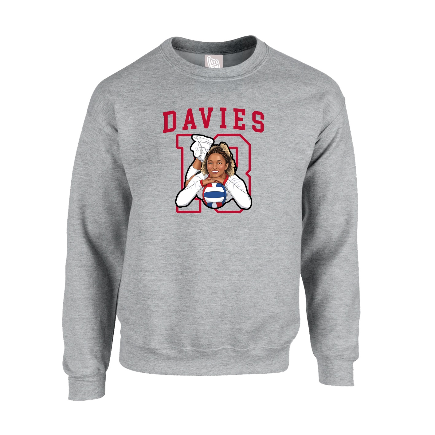 Fleece Crew — Shirsey in Grey