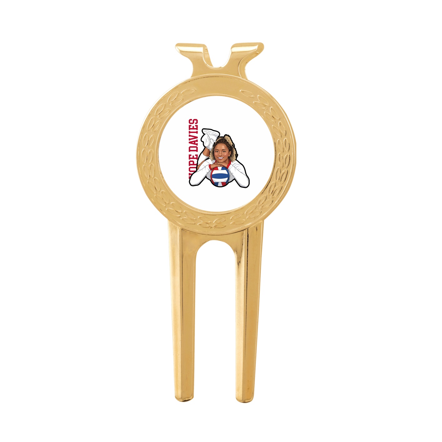 Divot Tool with Ball Marker — Name Vertical in Classic
