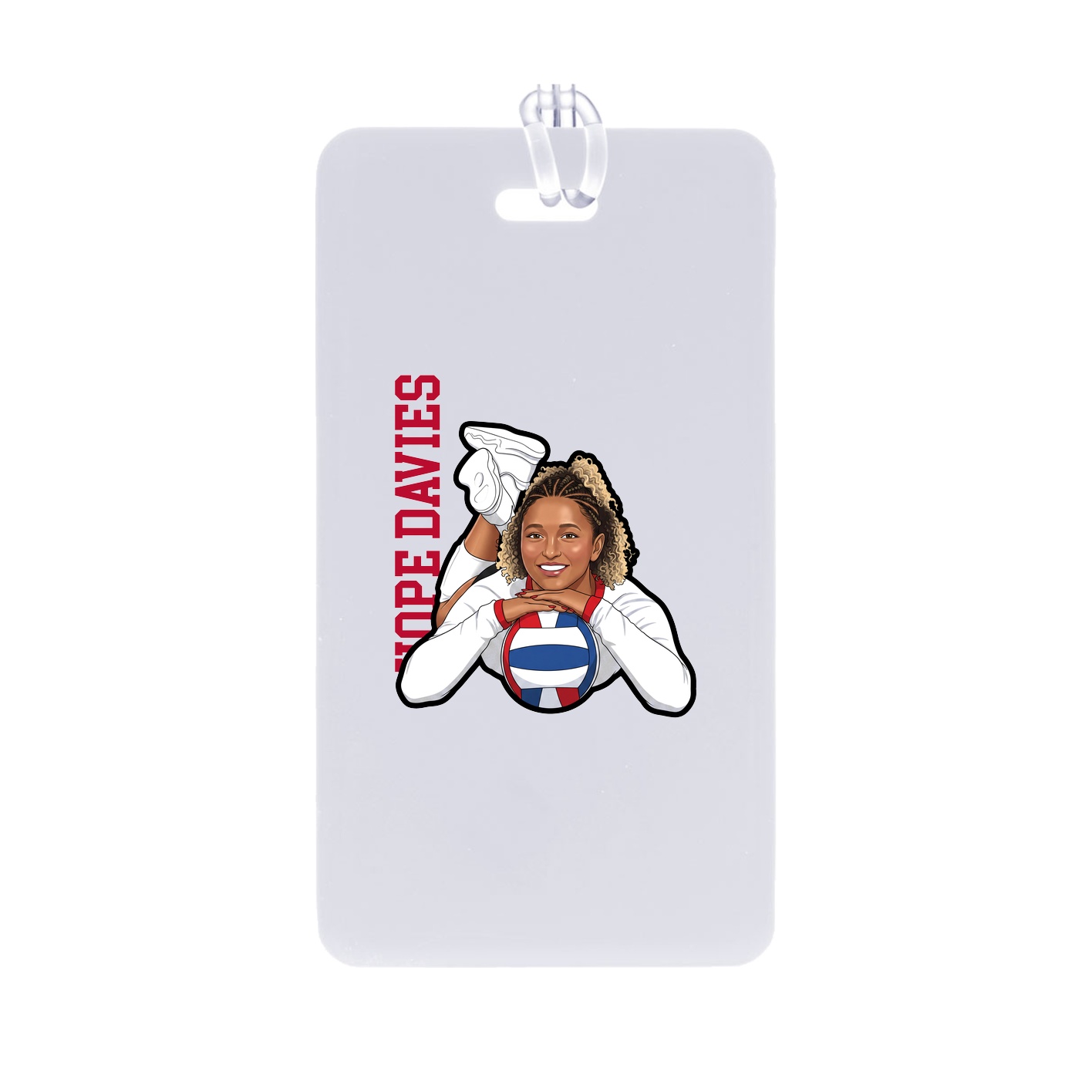Bag Tag — Name Vertical in Classic