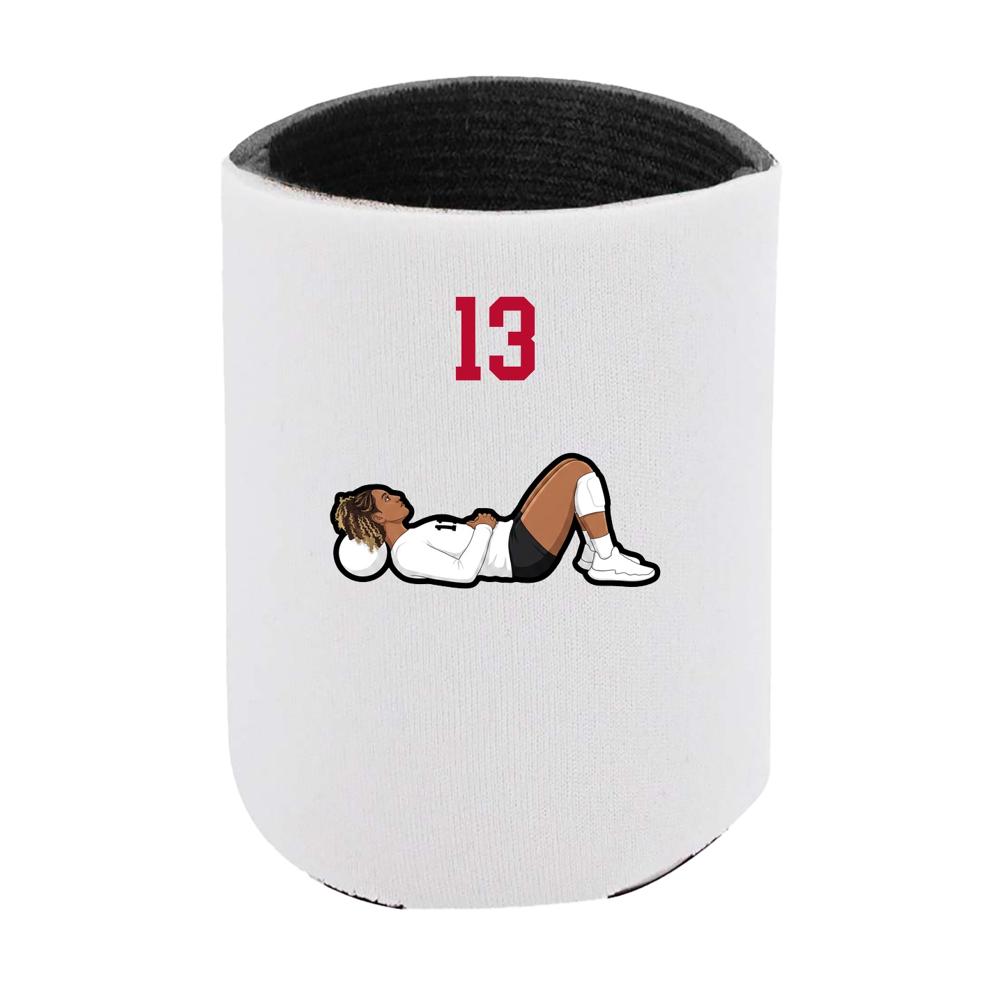 Can Holder — Number Top in White