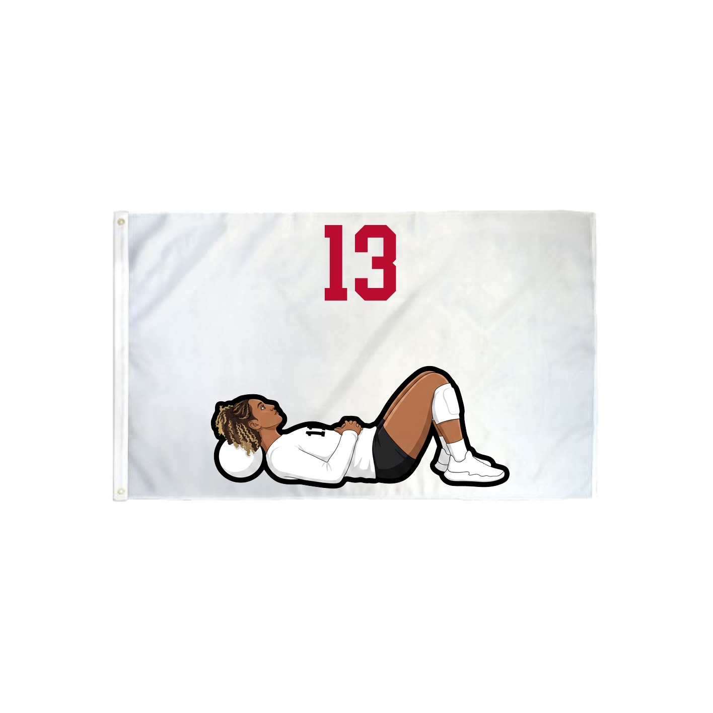 3x5 Flag — Number Top in Classic
