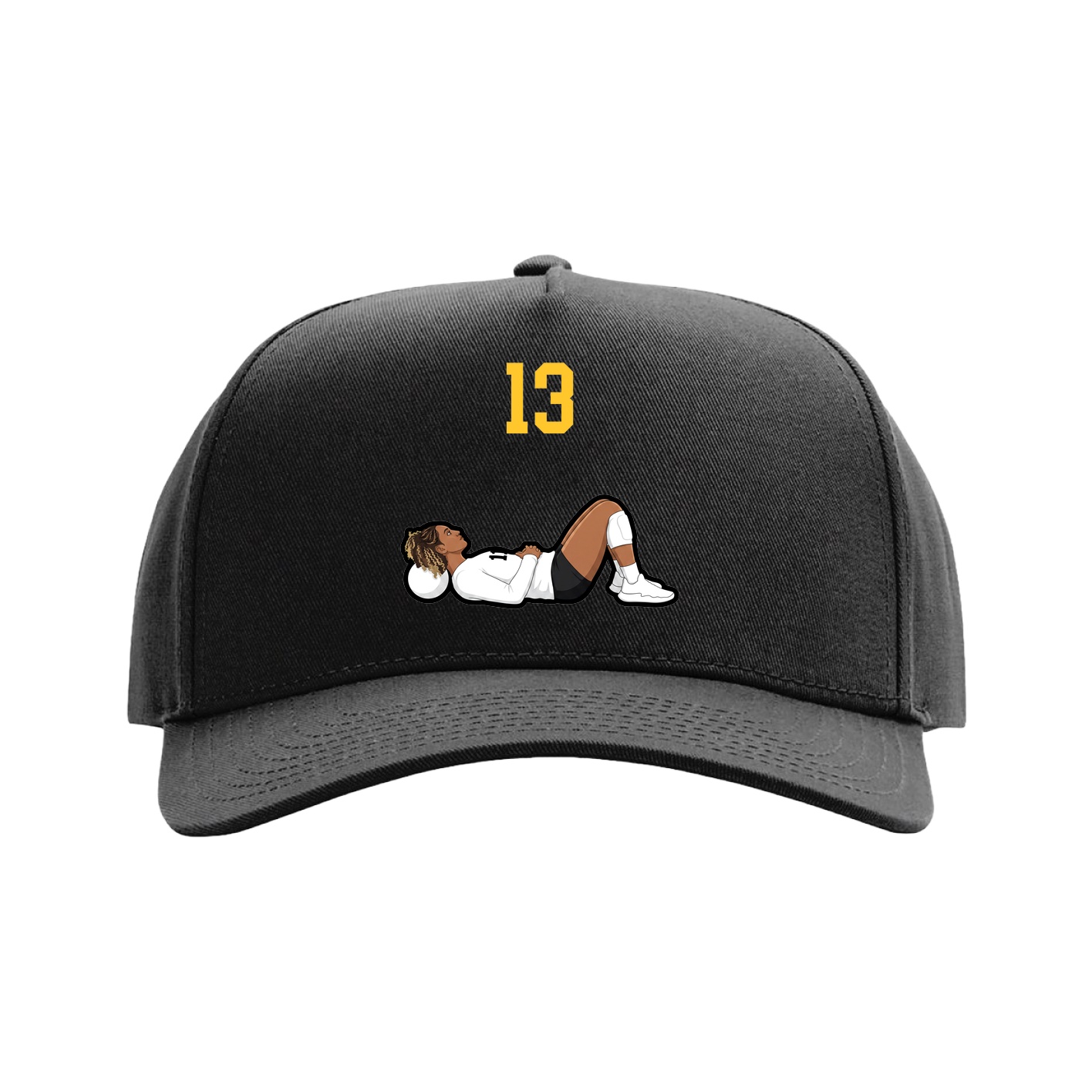 Full Fabric Five-Panel Champ Cap