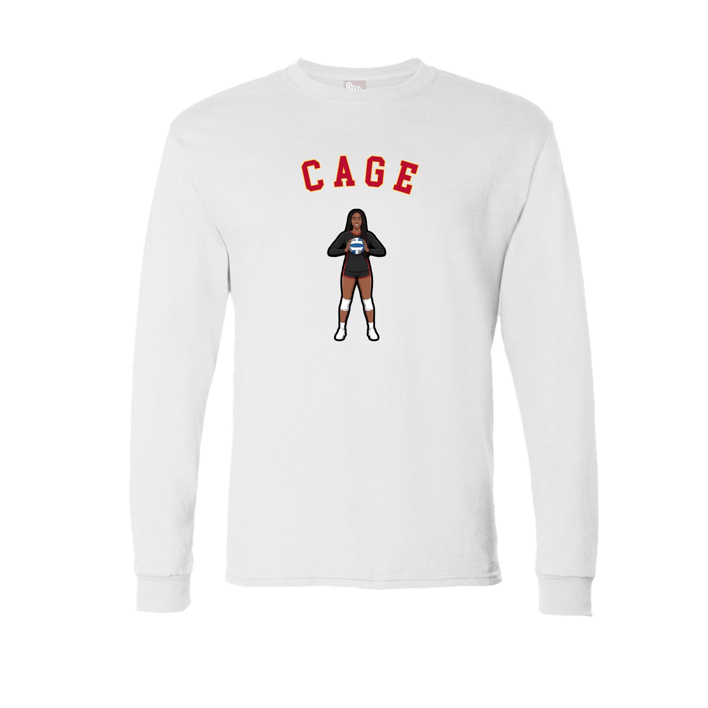 Long Sleeve Tee — Shirsey Arch in White