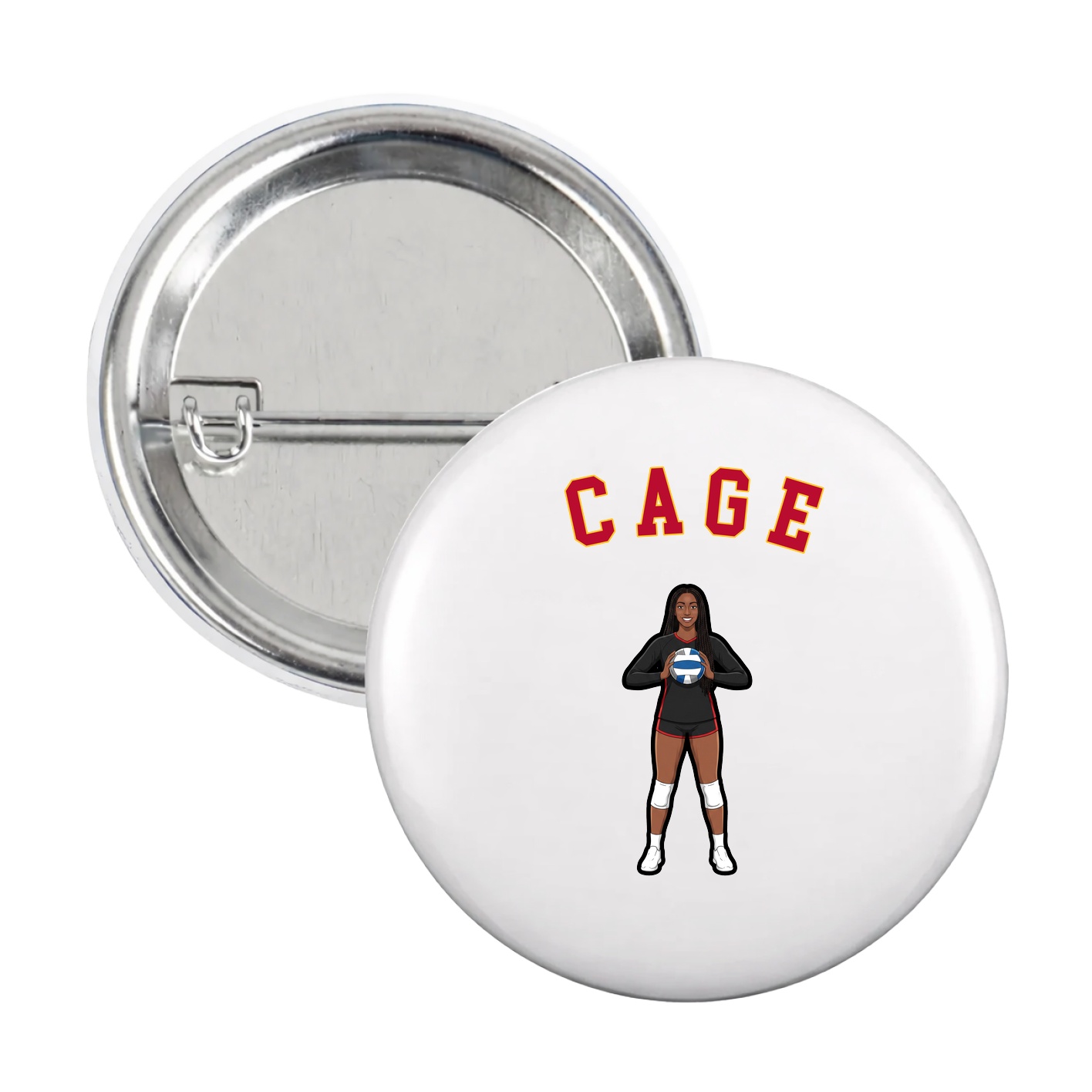 Game Day Button — Shirsey Arch in White