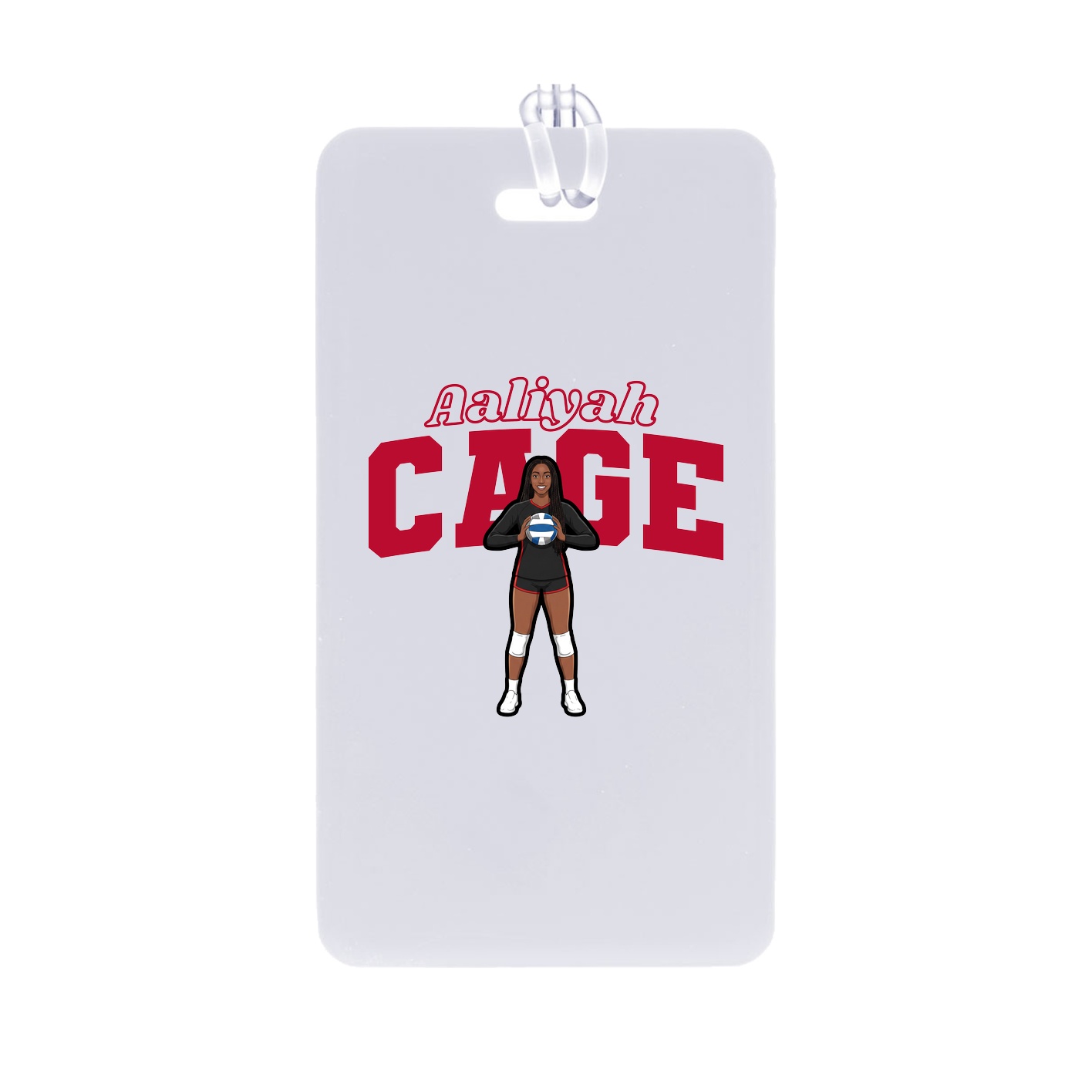 Bag Tag — Name Arch in Classic