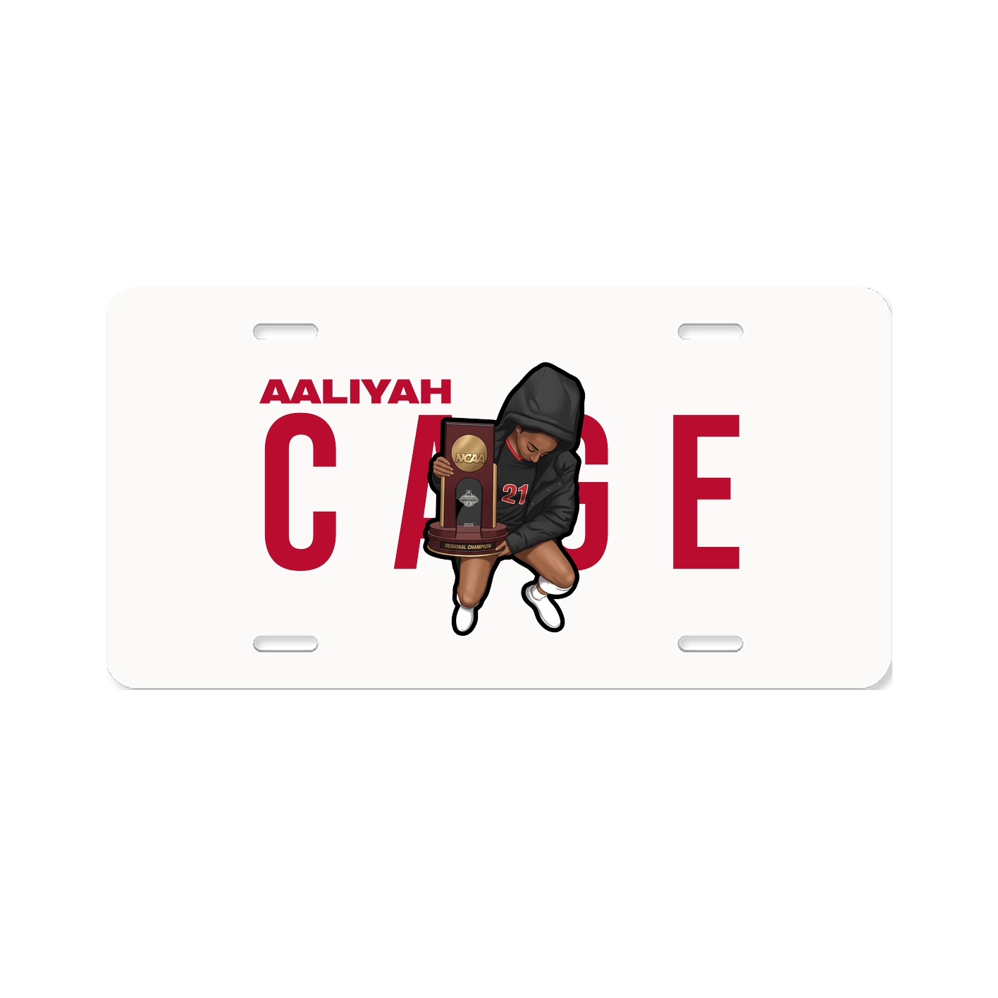 License Plate — Player Name in Classic