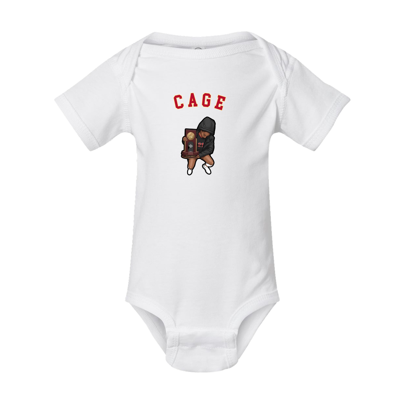 Baby Onesie — Shirsey Arch in White