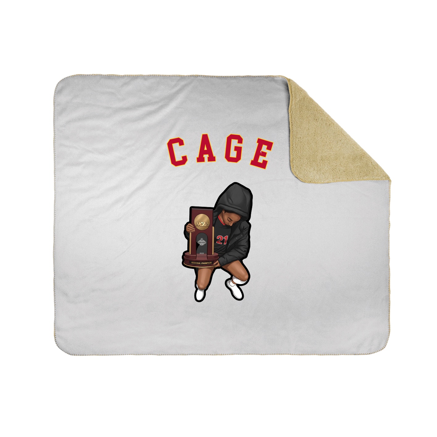 Throw Blanket — Shirsey Arch in White