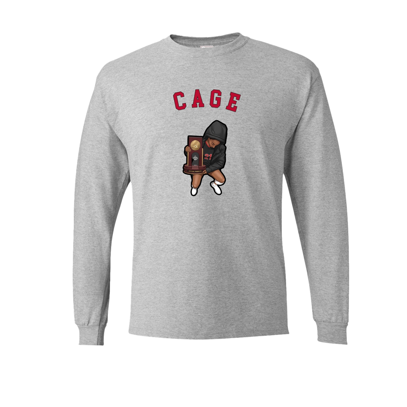 Long Sleeve Tee — Shirsey Arch in Grey