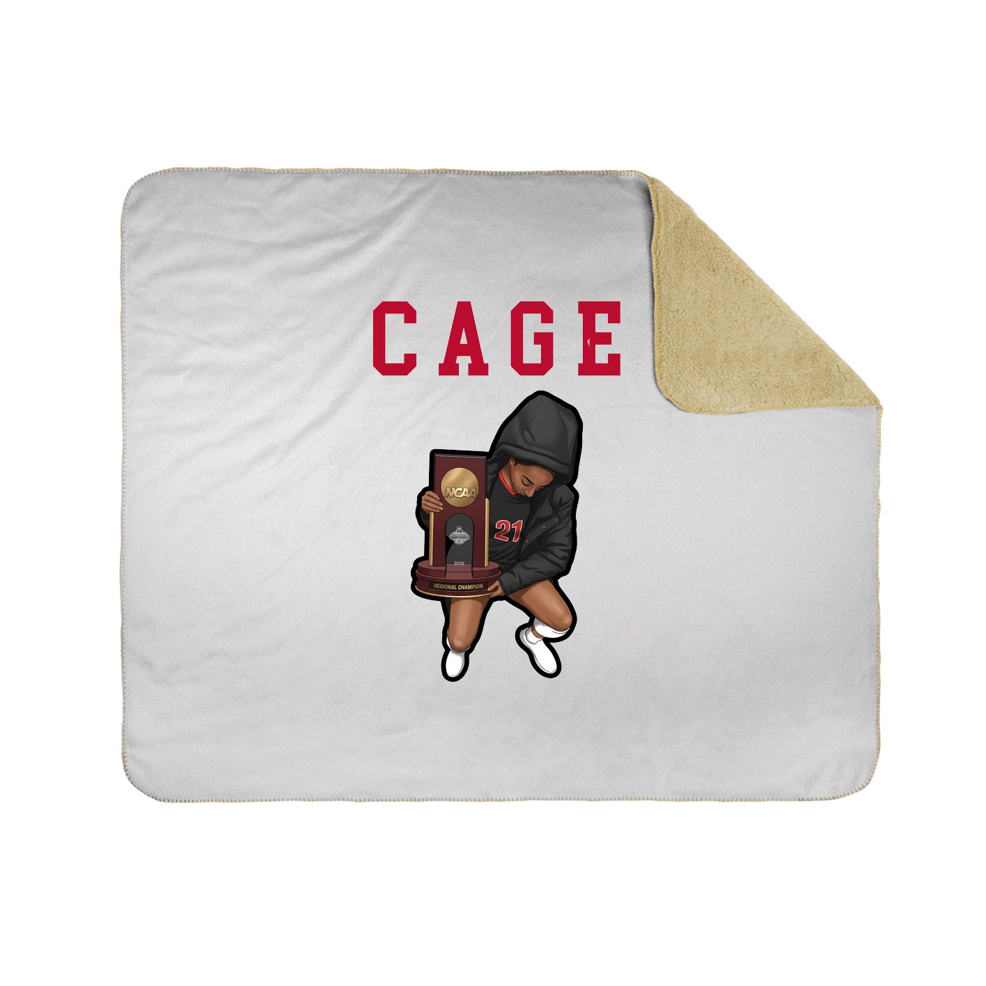 Throw Blanket — Shirsey in White