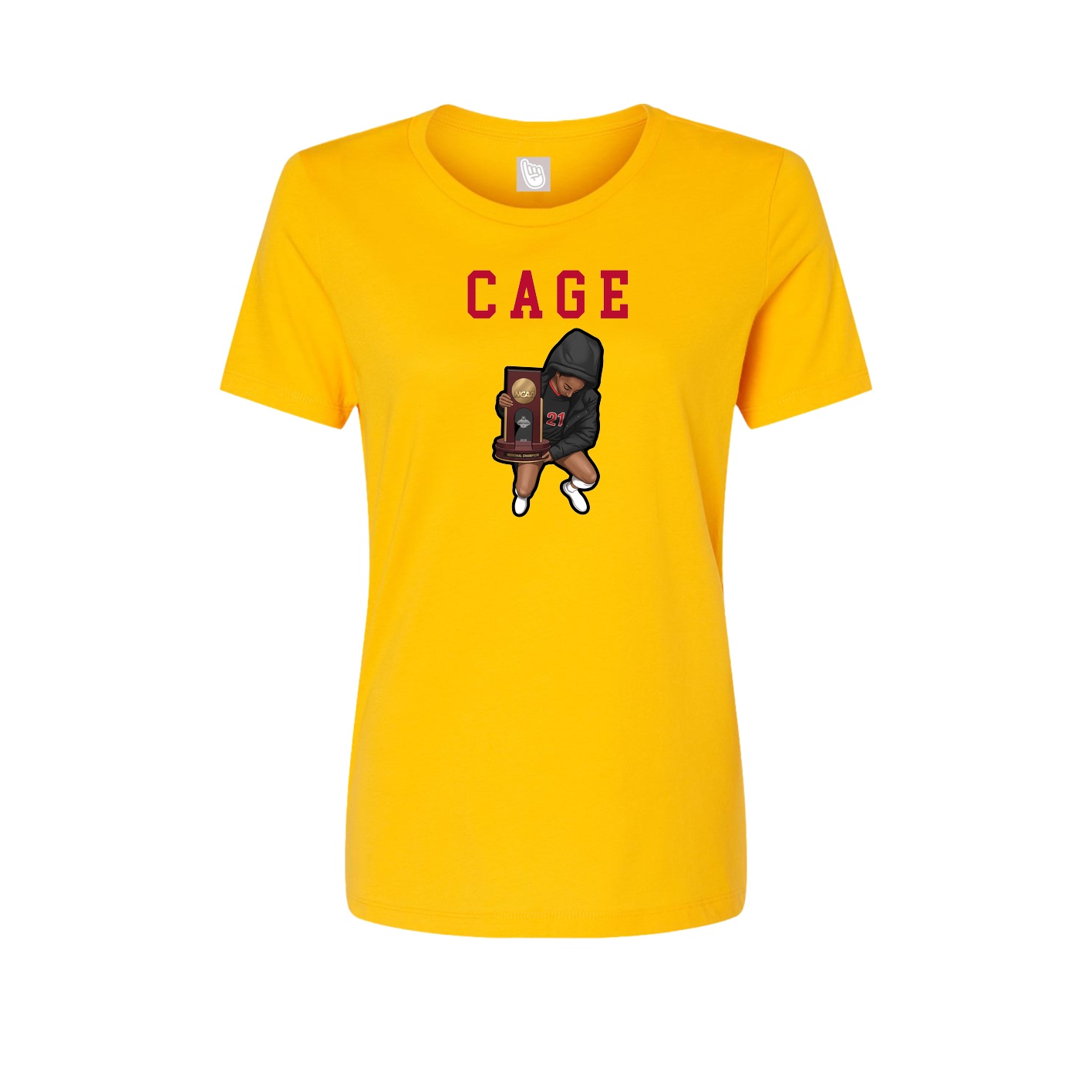 Fitted Women's Tee — Shirsey in Gold