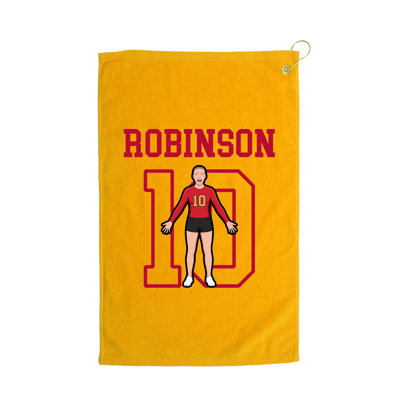 Golf Towel — Shirsey in Gold
