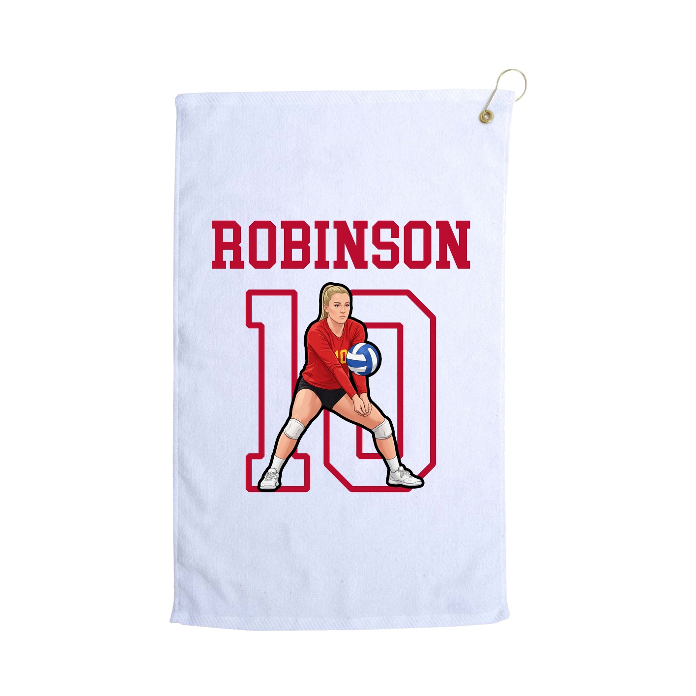 Golf Towel — Shirsey in White