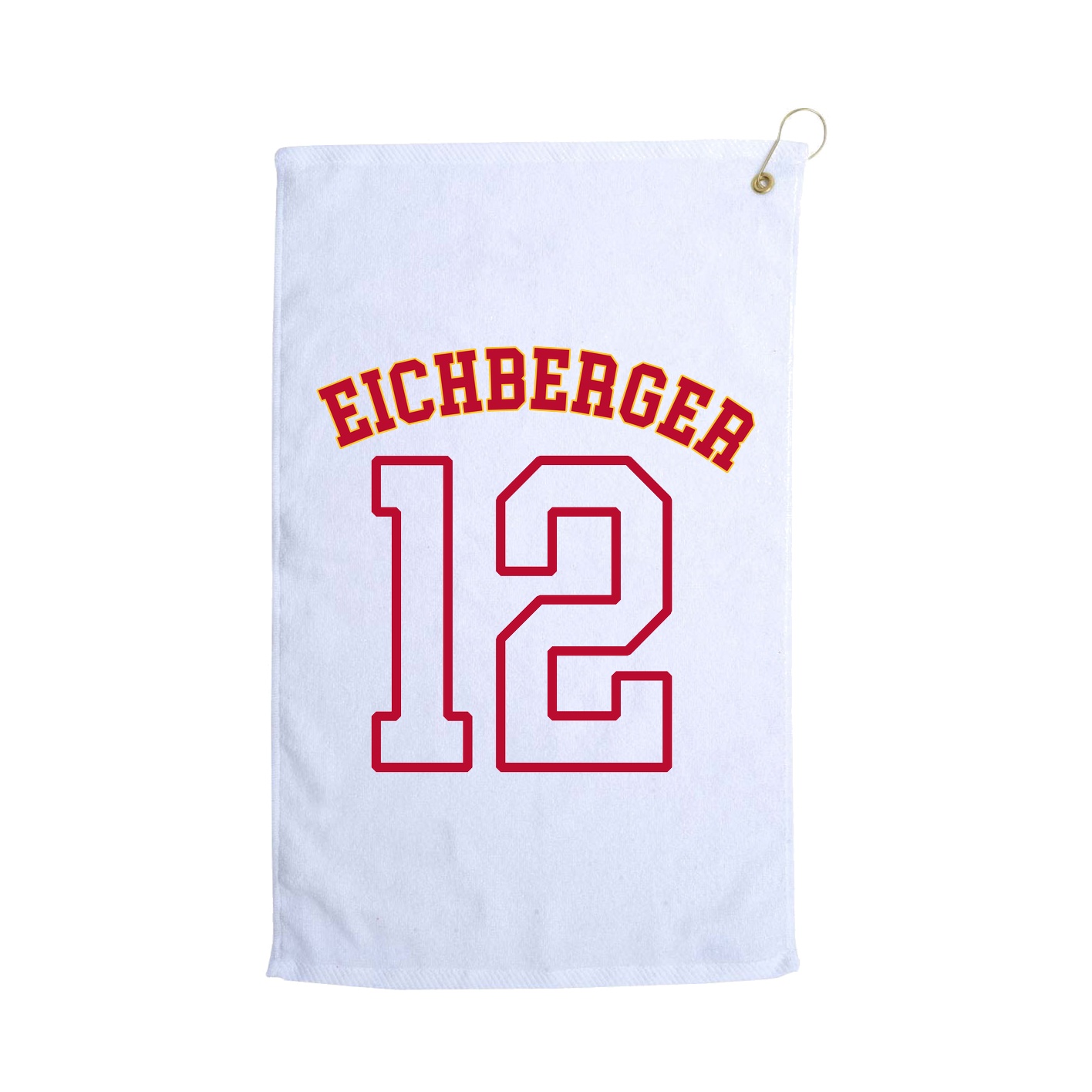 Golf Towel — Shirsey Arch in White