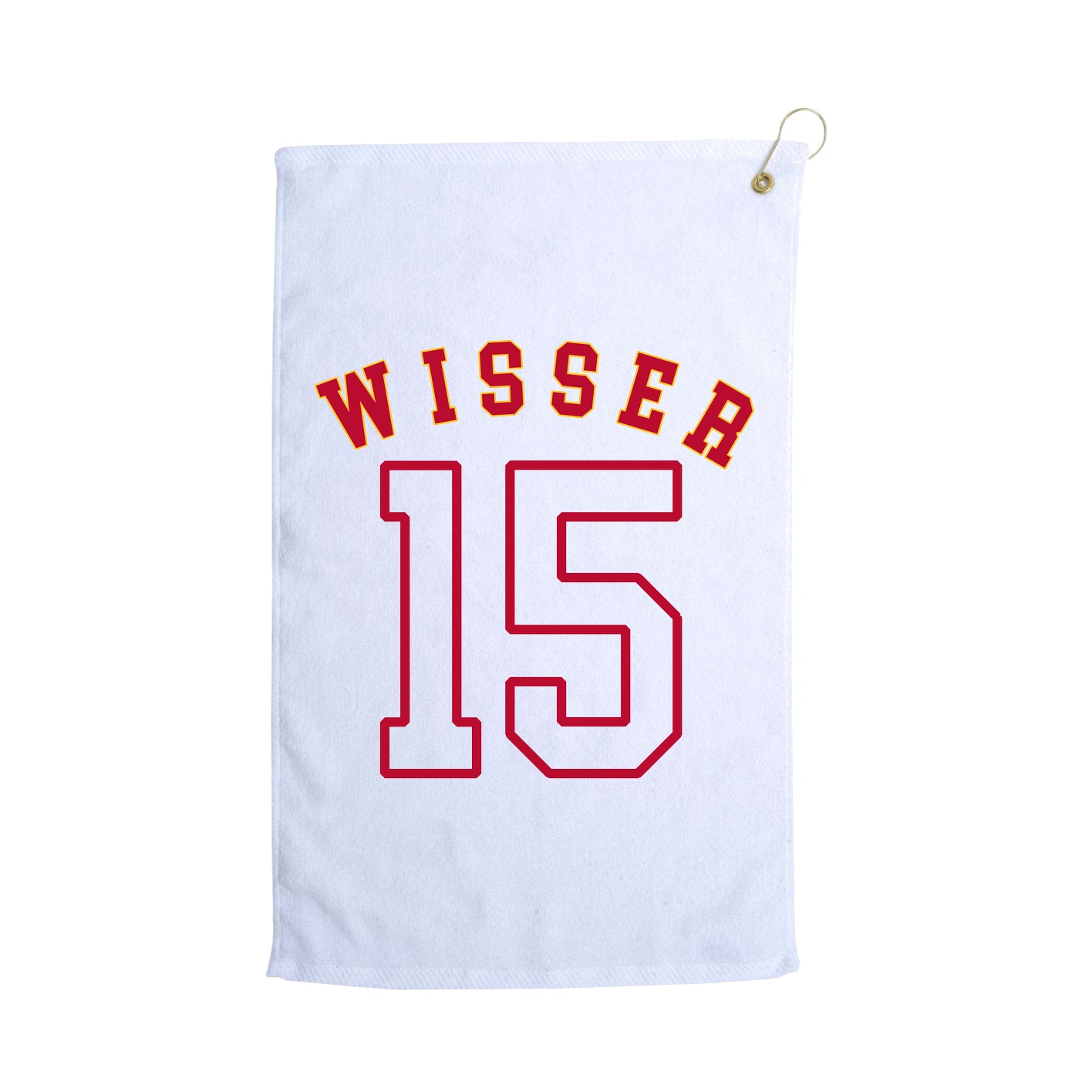 Golf Towel — Shirsey Arch in White