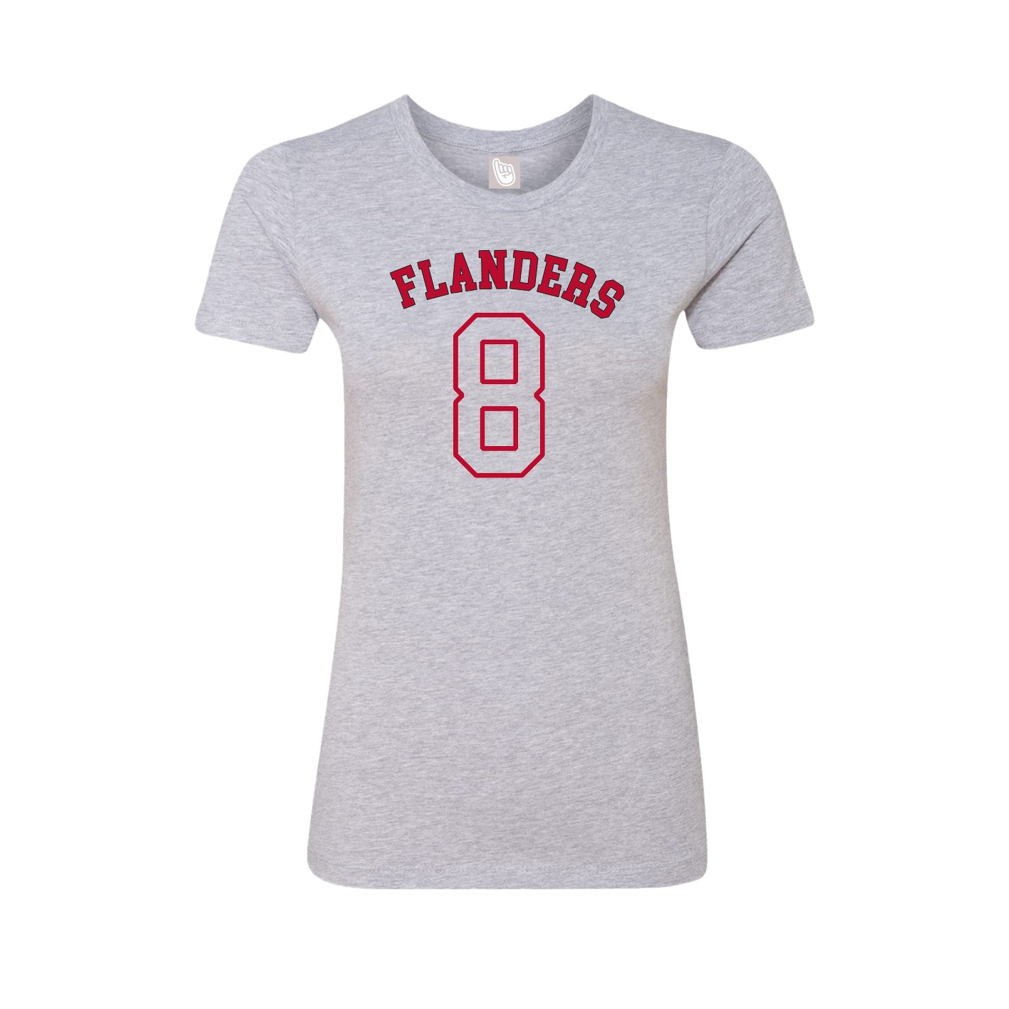 Fitted Women's Tee — Shirsey Arch in Grey