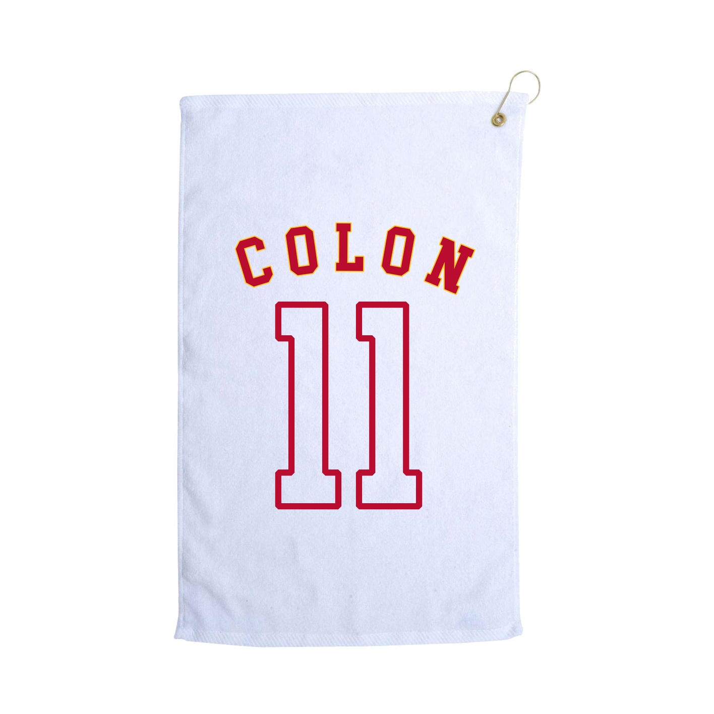 Golf Towel — Shirsey Arch in White