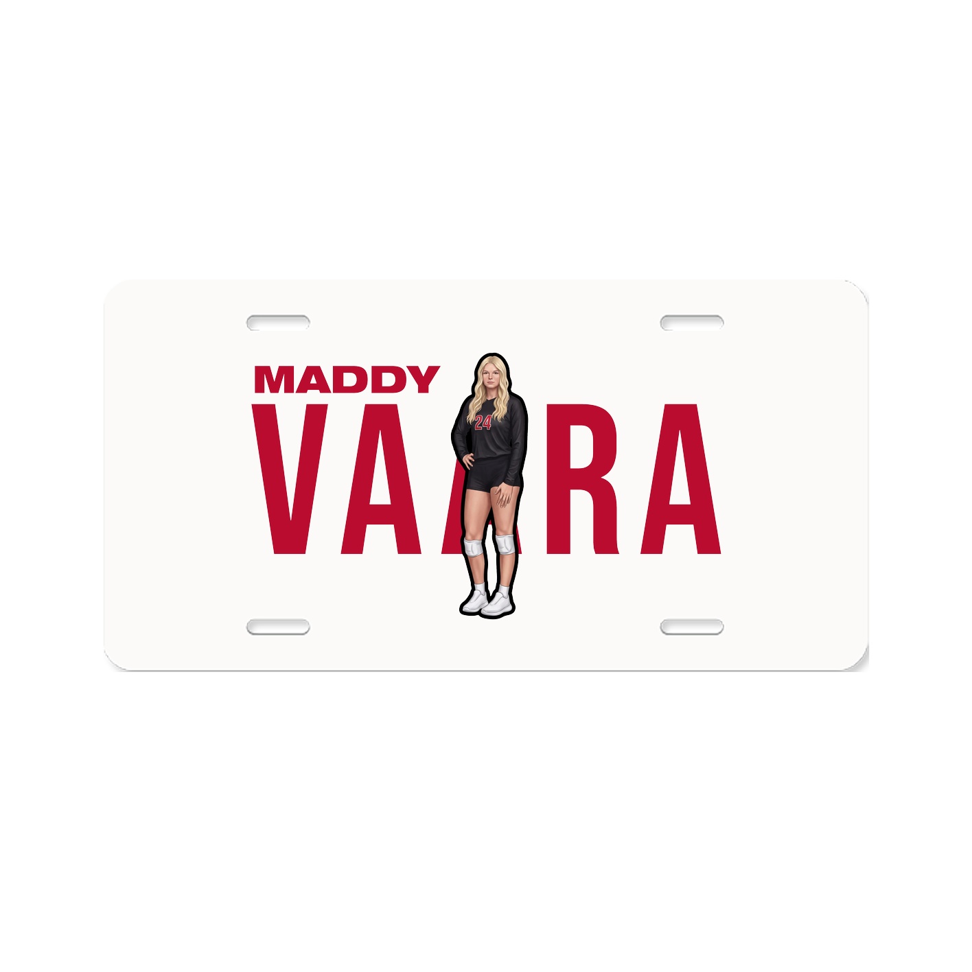 License Plate — Player Name in Classic