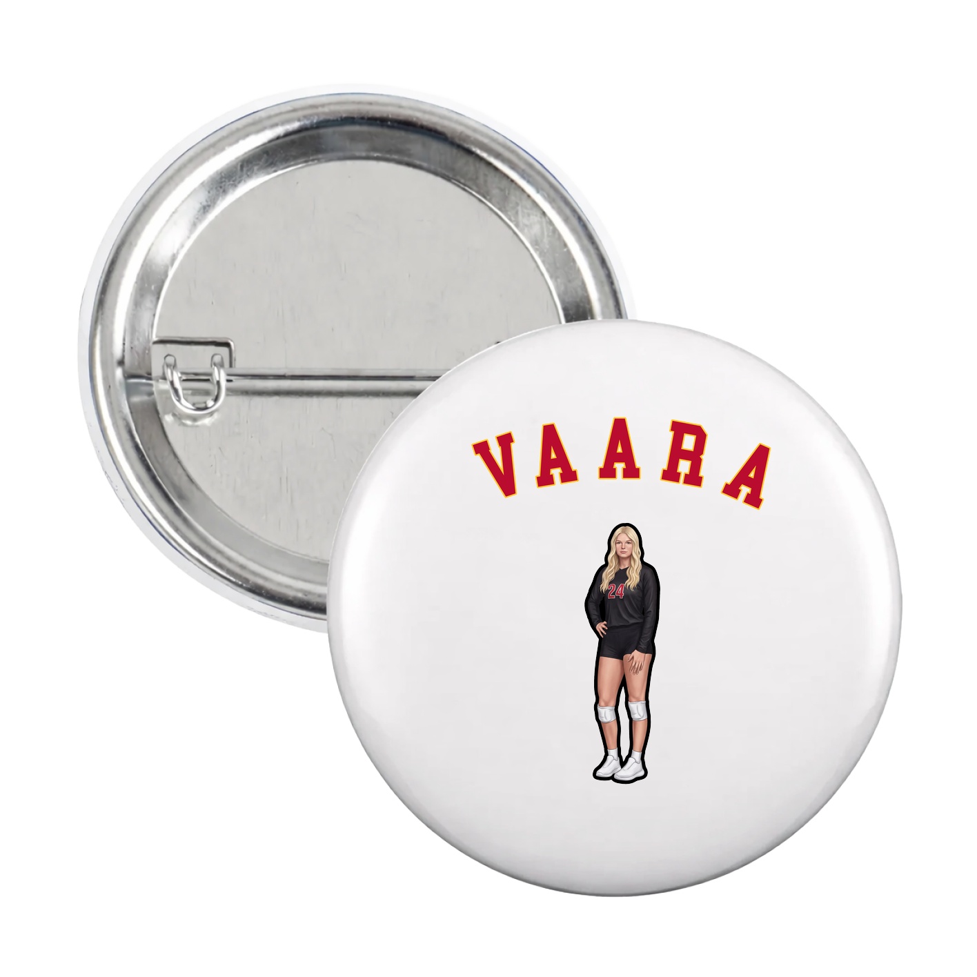 Game Day Button — Shirsey Arch in White