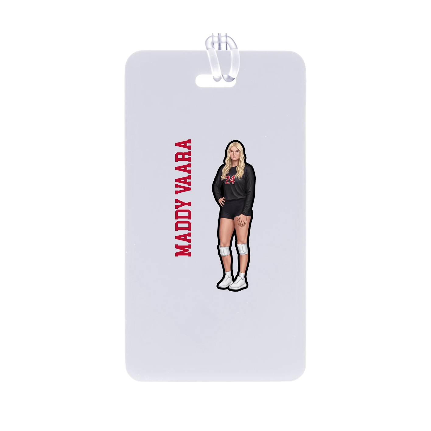 Bag Tag — Name Vertical in Classic