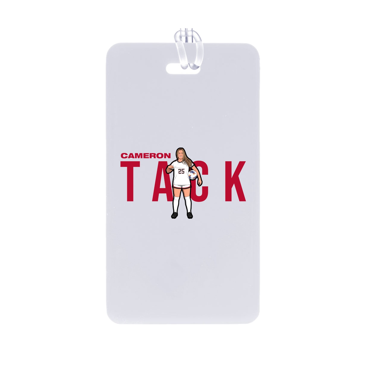 Bag Tag — Player Name in Classic