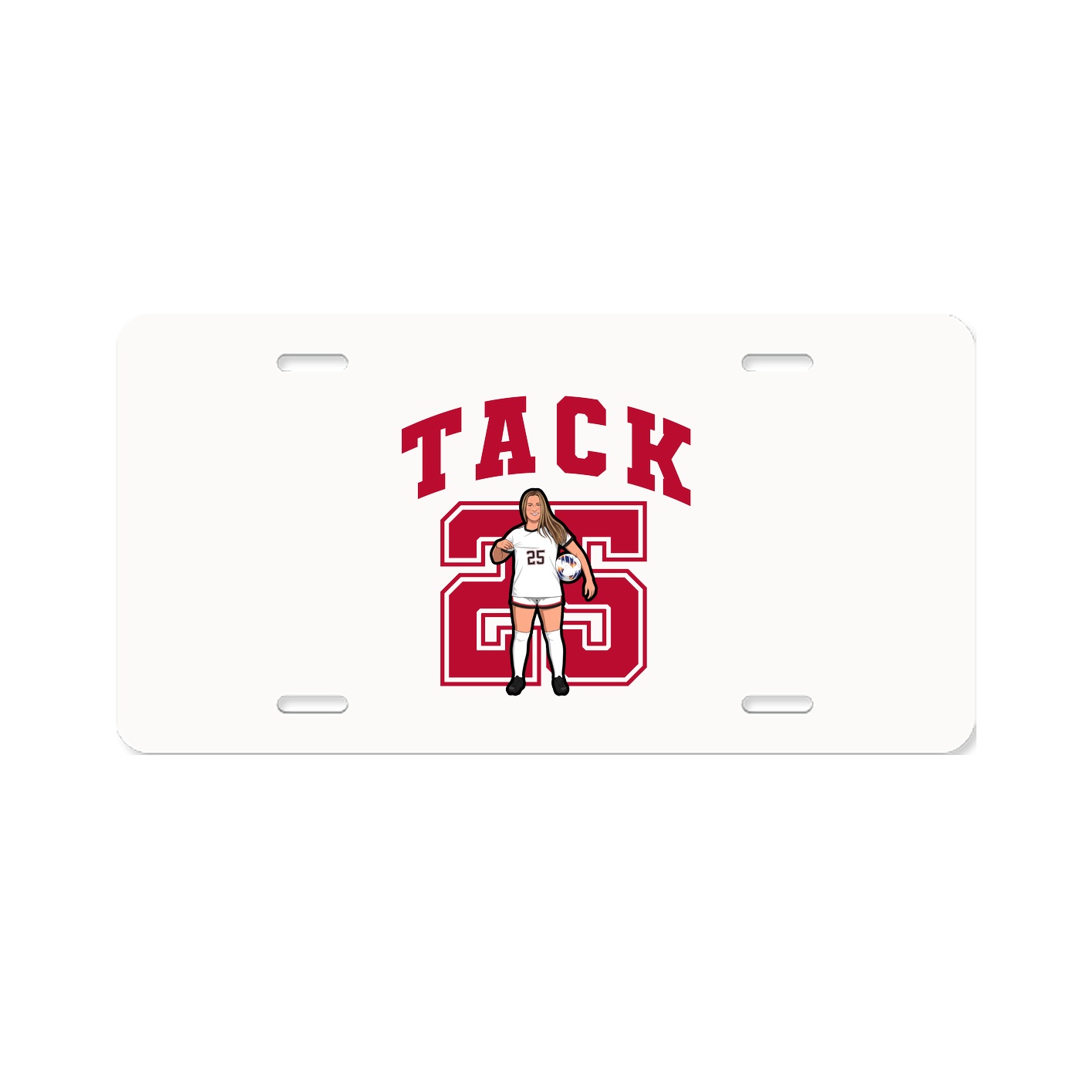 License Plate — Number in Classic