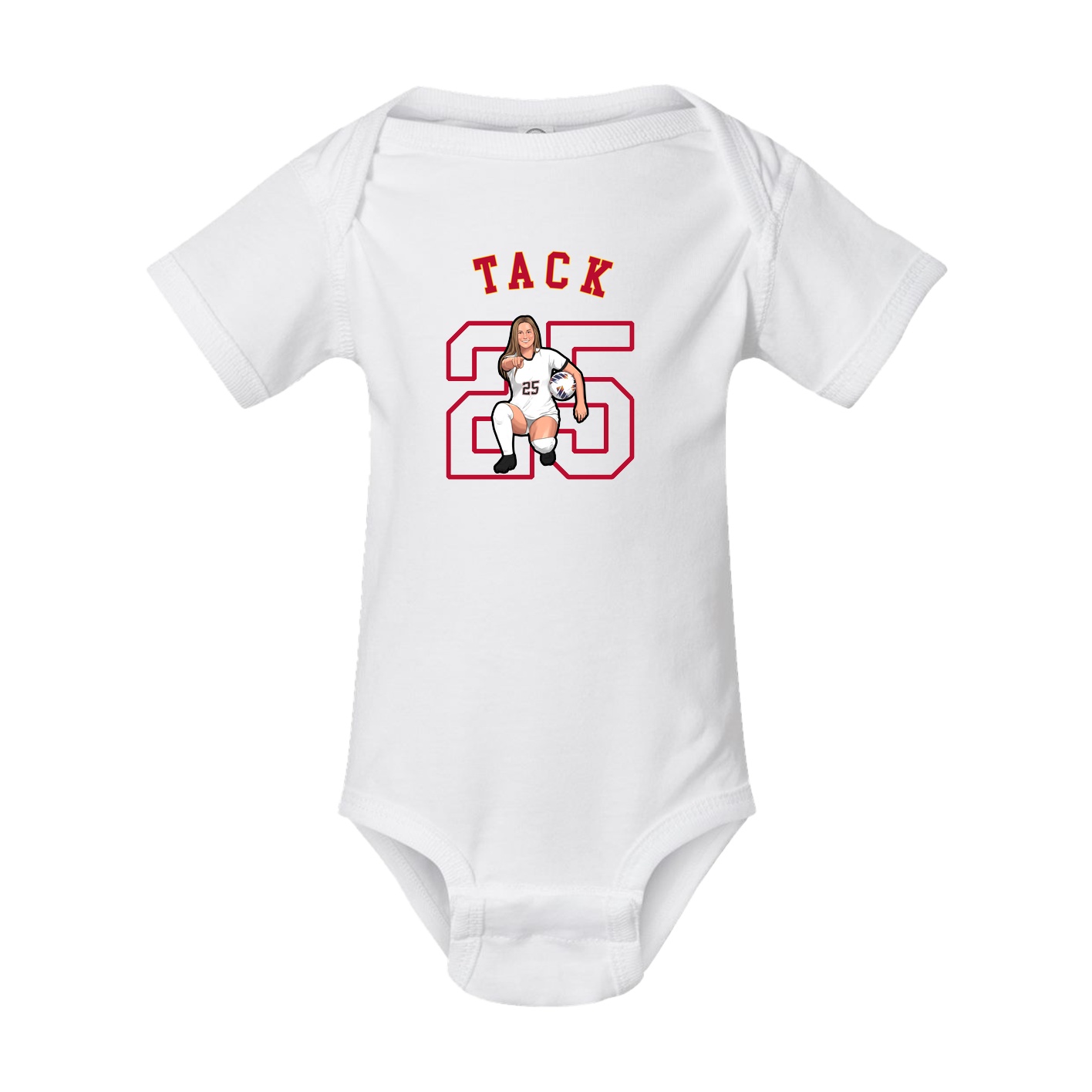 Baby Onesie — Shirsey Arch in White