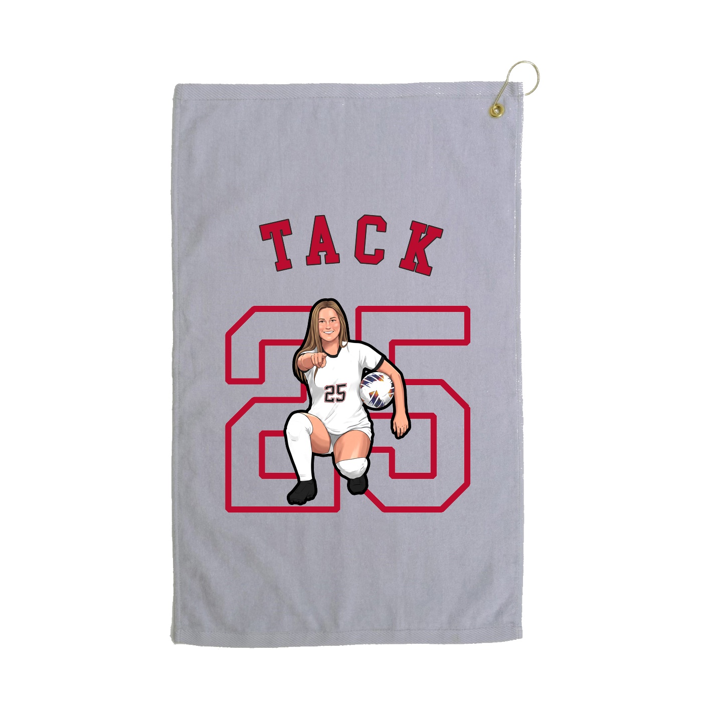 Golf Towel — Shirsey Arch in Grey