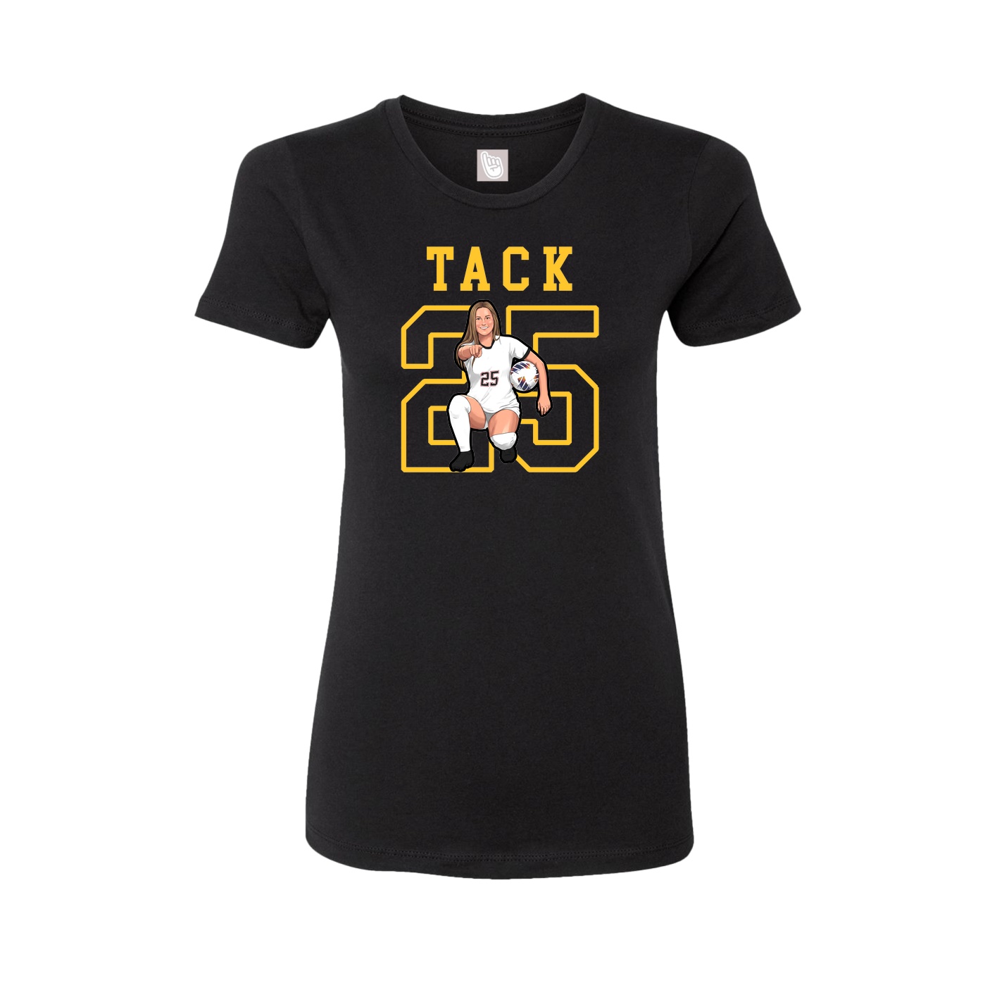 Fitted Women's Tee — Shirsey in Black