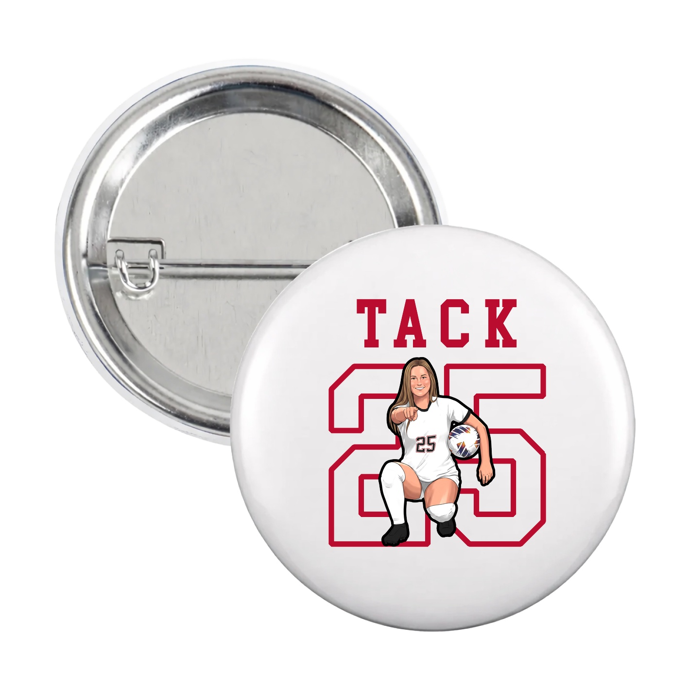 Game Day Button — Shirsey in White