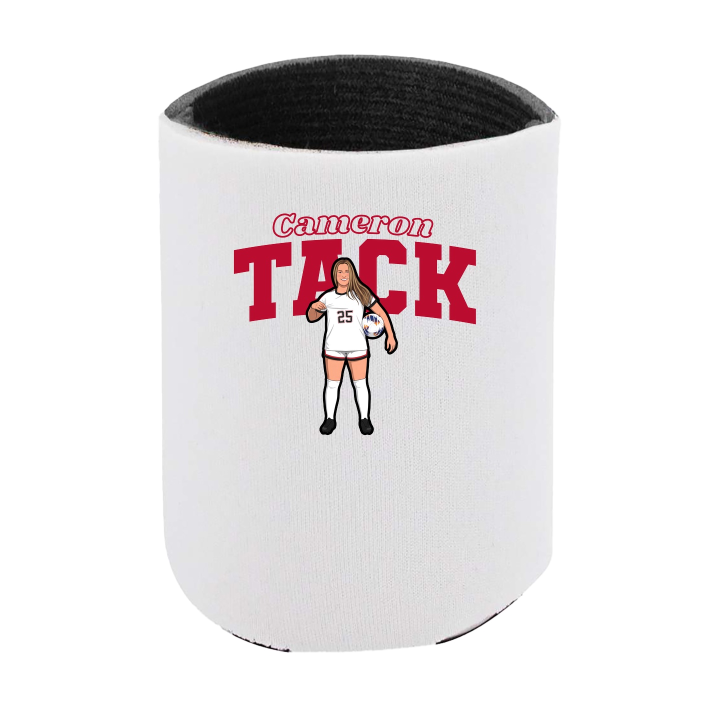 Can Holder — Name Arch in White