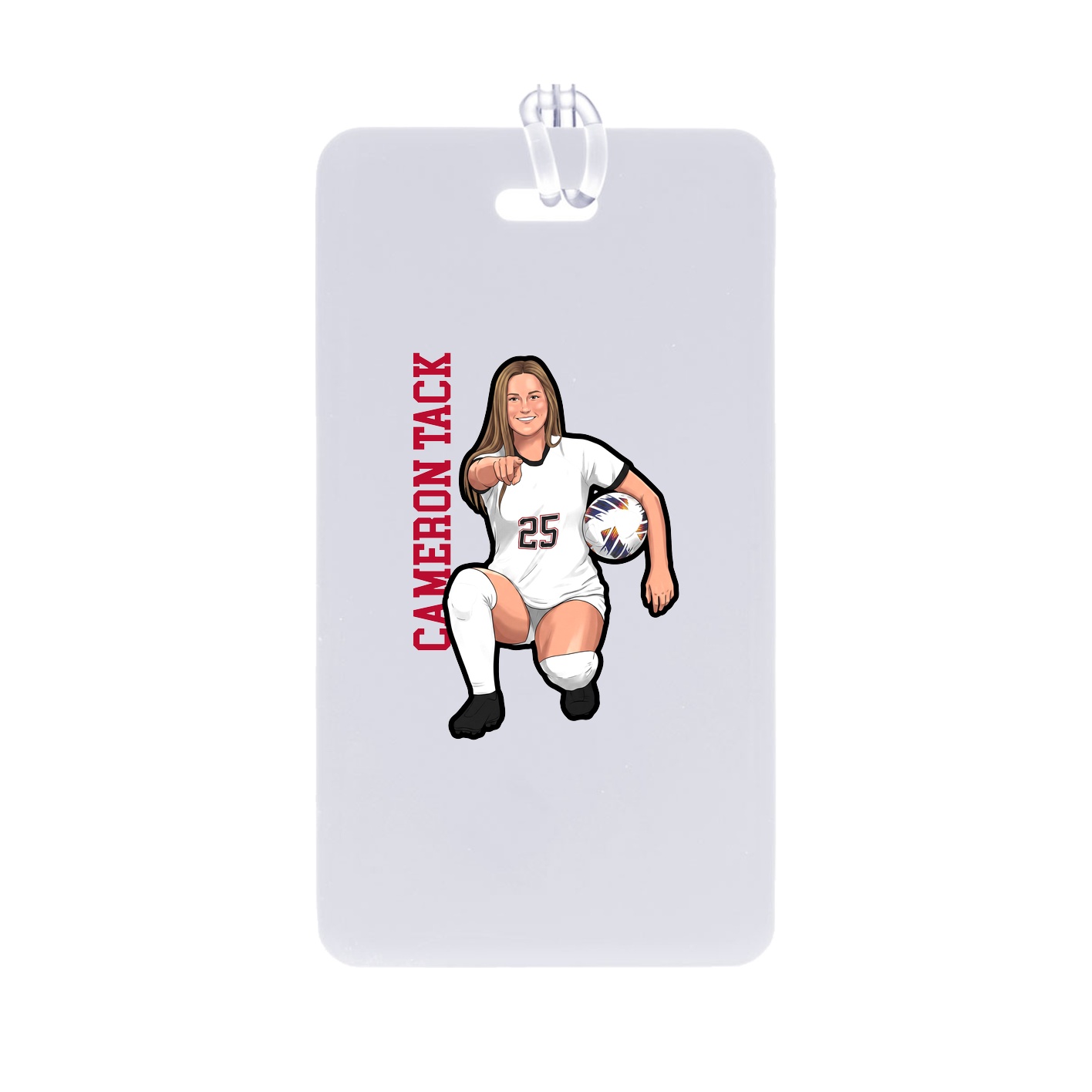 Bag Tag — Name Vertical in Classic