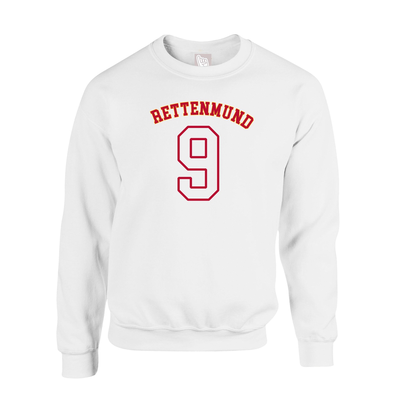 Fleece Crew — Shirsey Arch in White