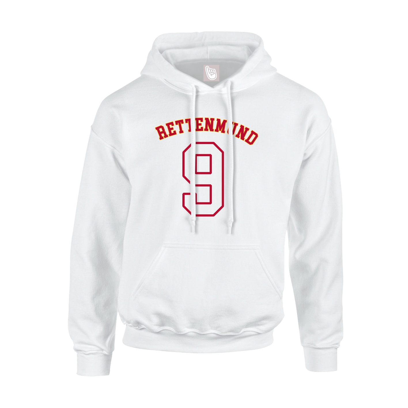 Youth Hoodie — Shirsey Arch in White