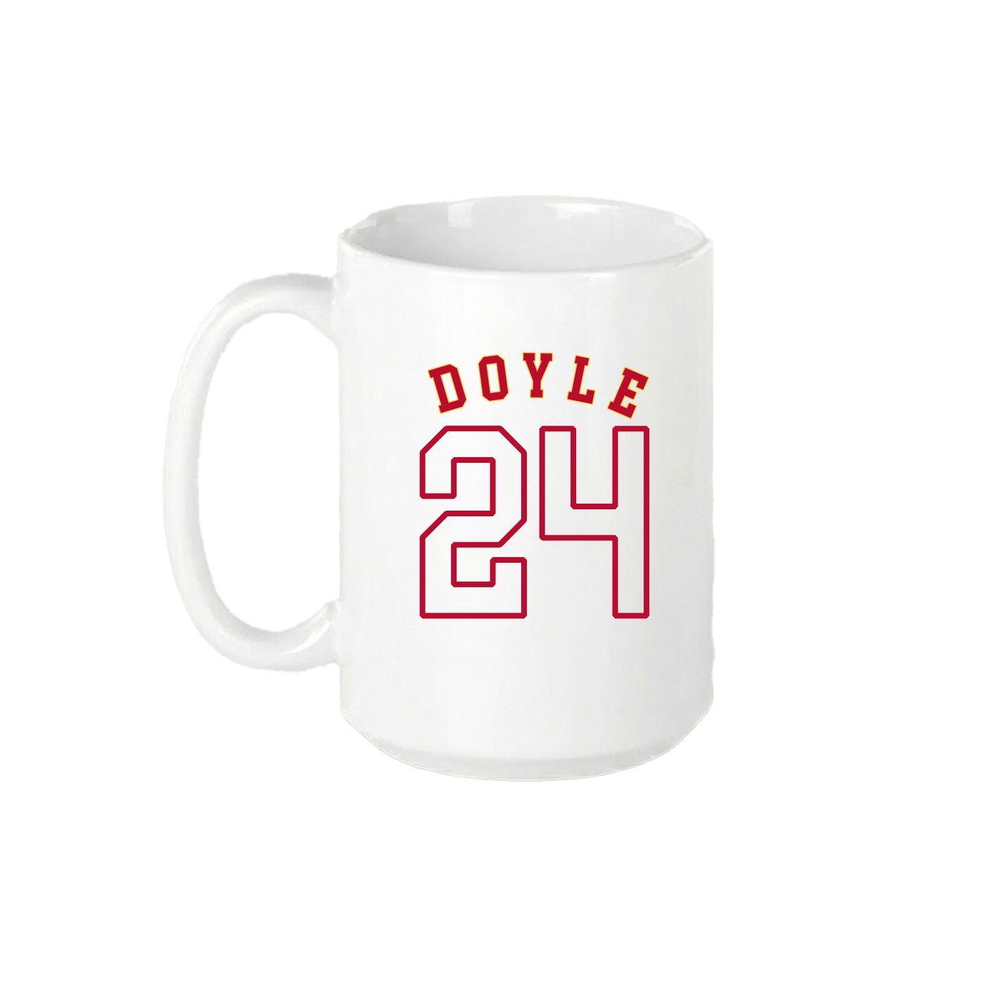 15oz Coffee Mug — Shirsey Arch in White