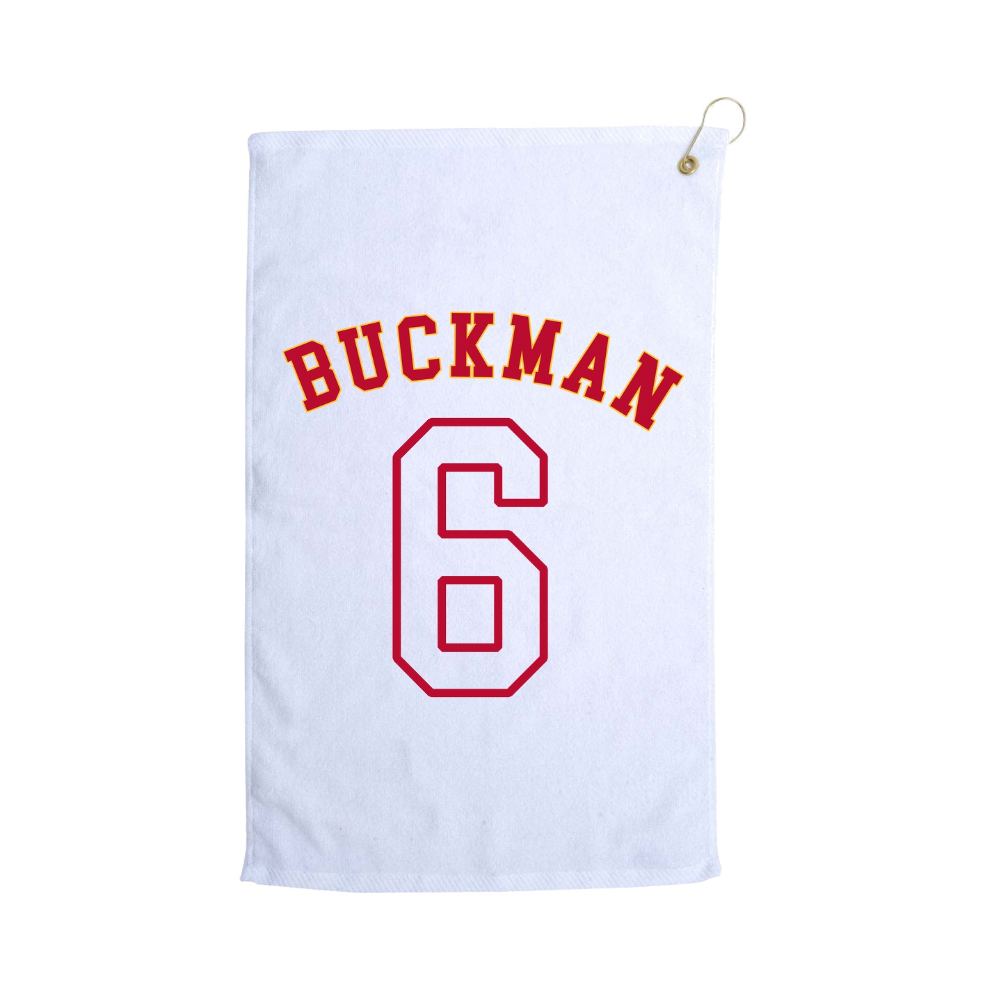 Golf Towel — Shirsey Arch in White