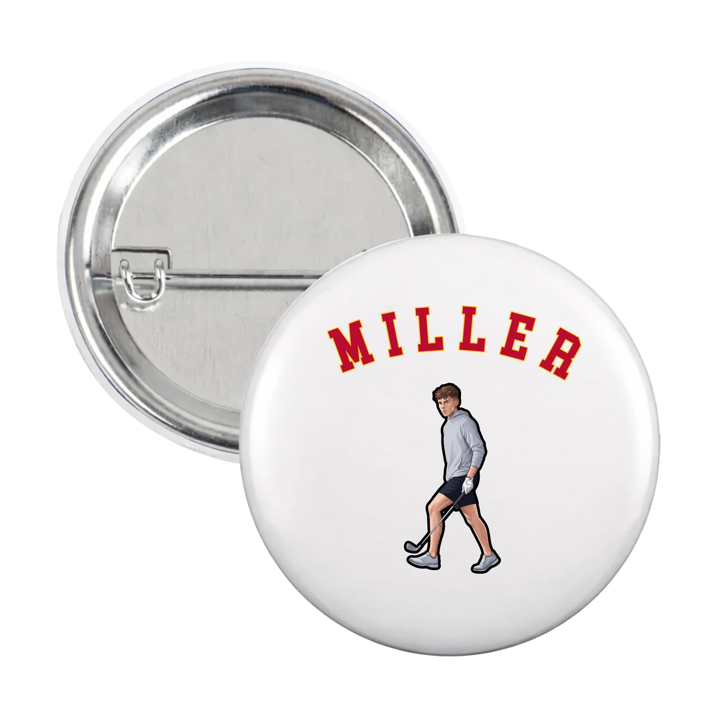 Game Day Button — Shirsey Arch in White