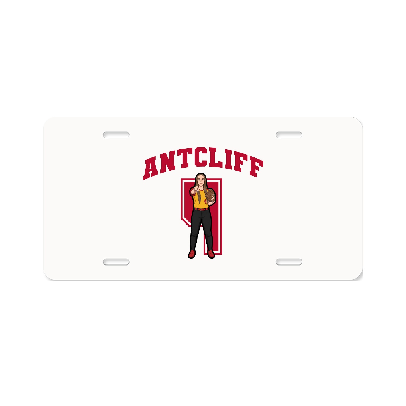License Plate — Number in Classic