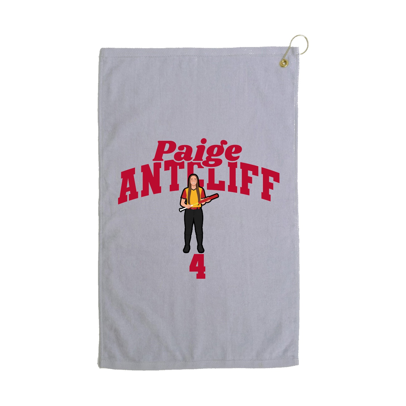 Golf Towel — Signature Arch in Grey
