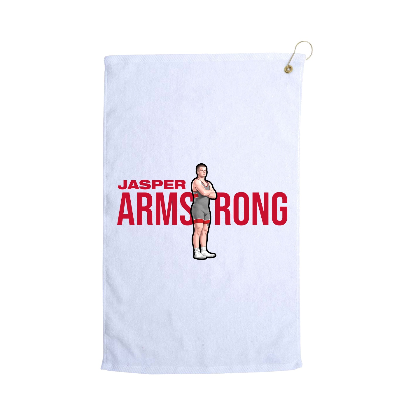 Golf Towel — Player Name in White