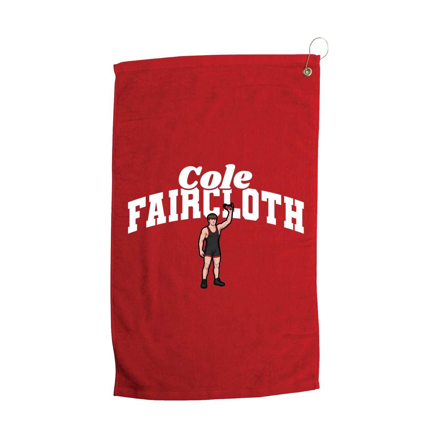 Golf Towel — Signature Arch in Red