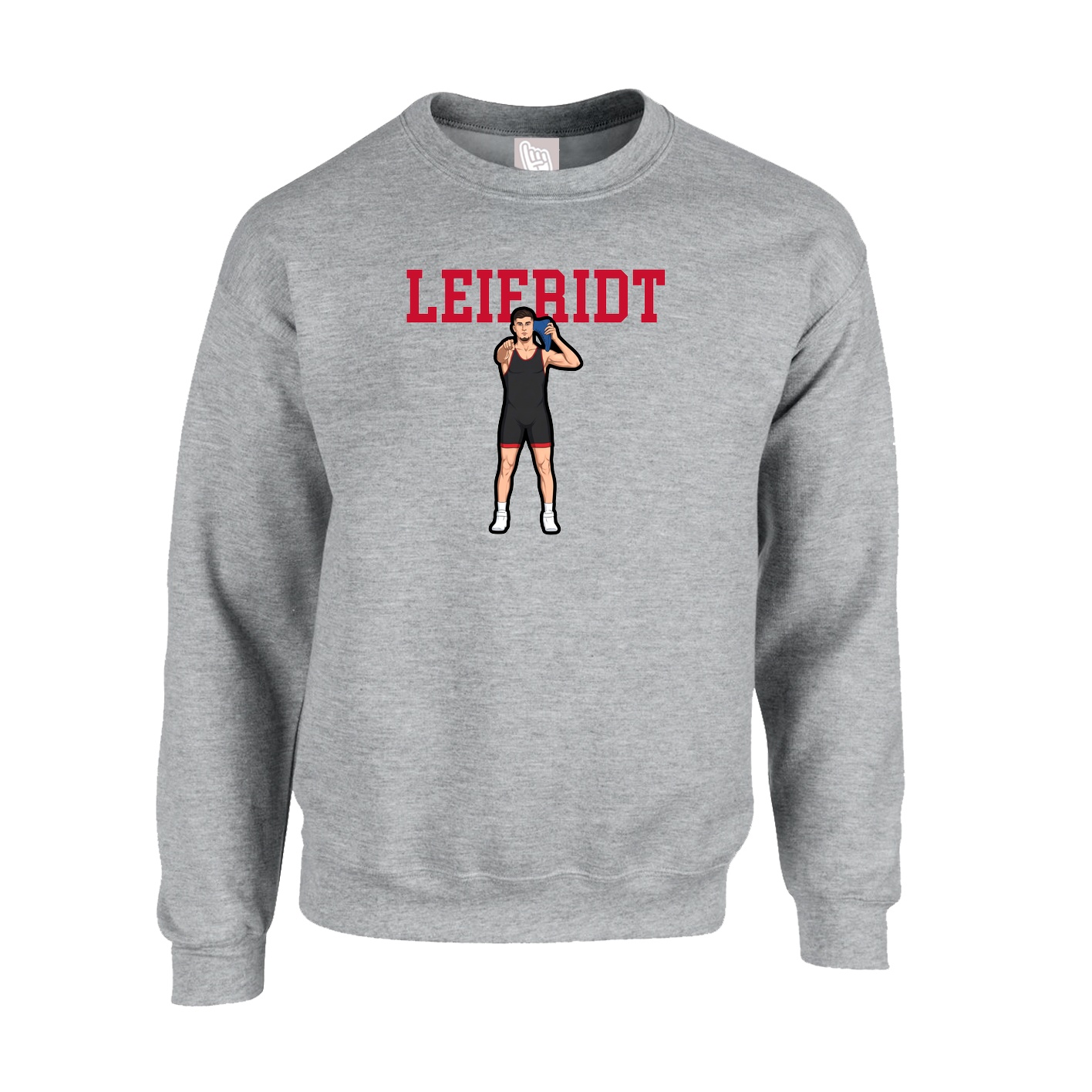 Fleece Crew — Shirsey in Grey