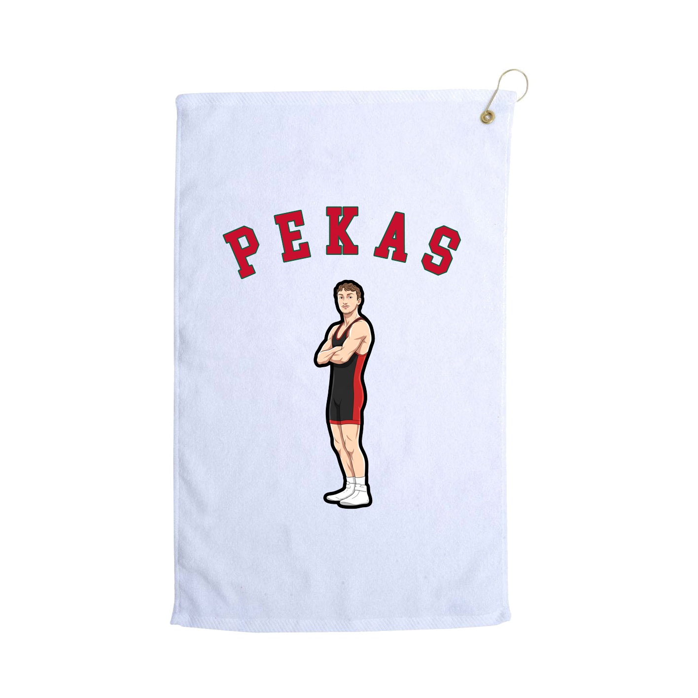 Golf Towel — Shirsey Arch in White