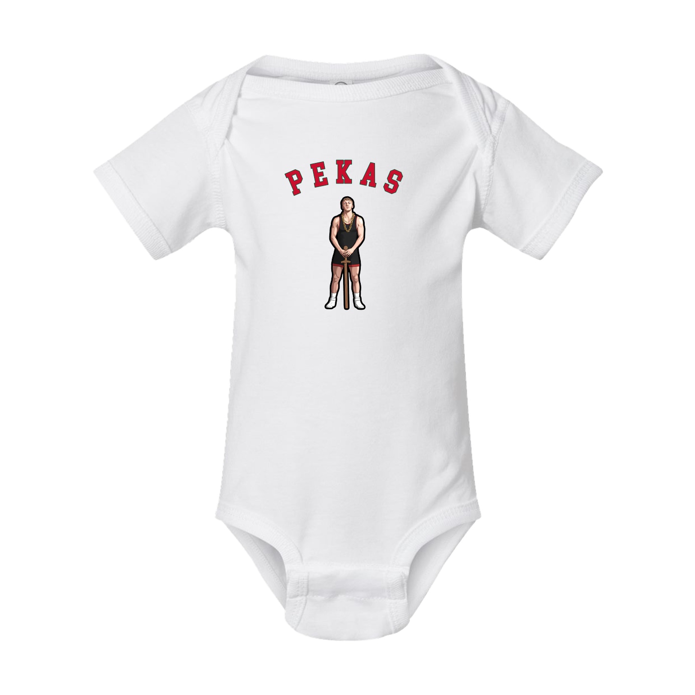 Baby Onesie — Shirsey Arch in White