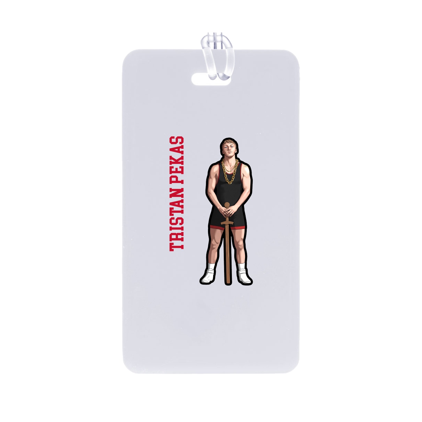 Bag Tag — Name Vertical in Classic