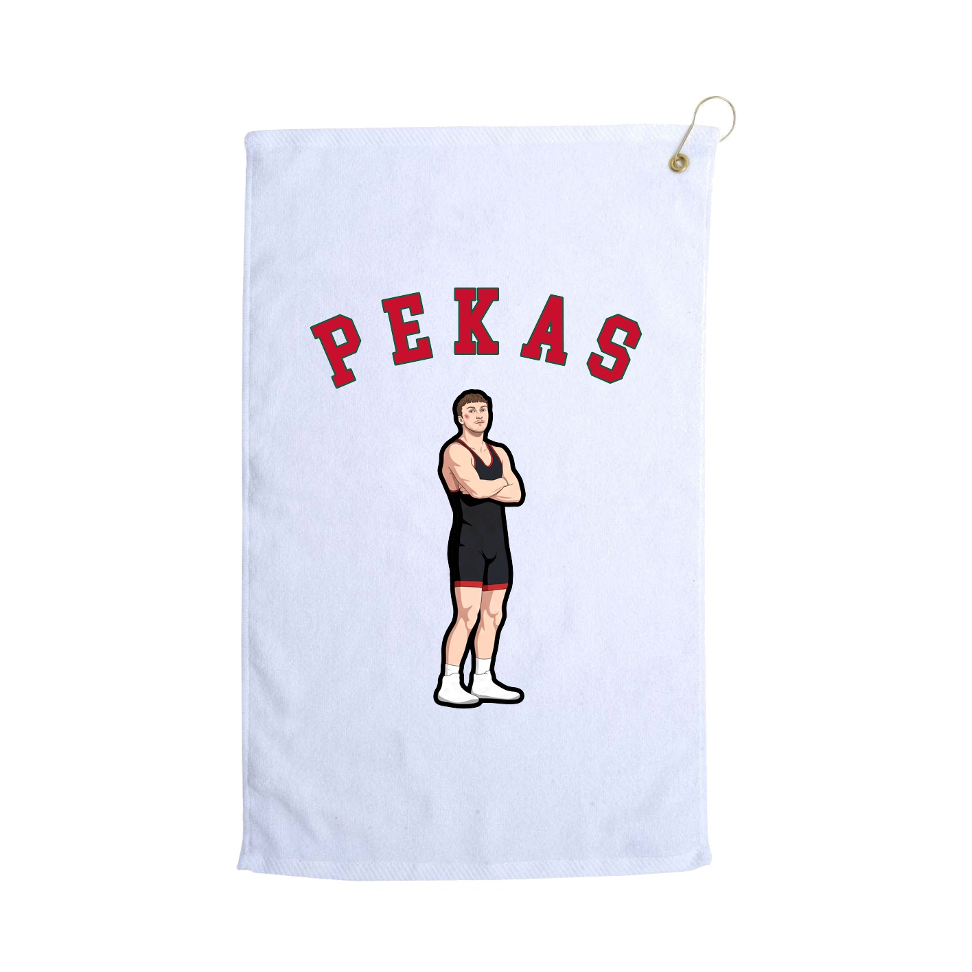 Golf Towel — Shirsey Arch in White