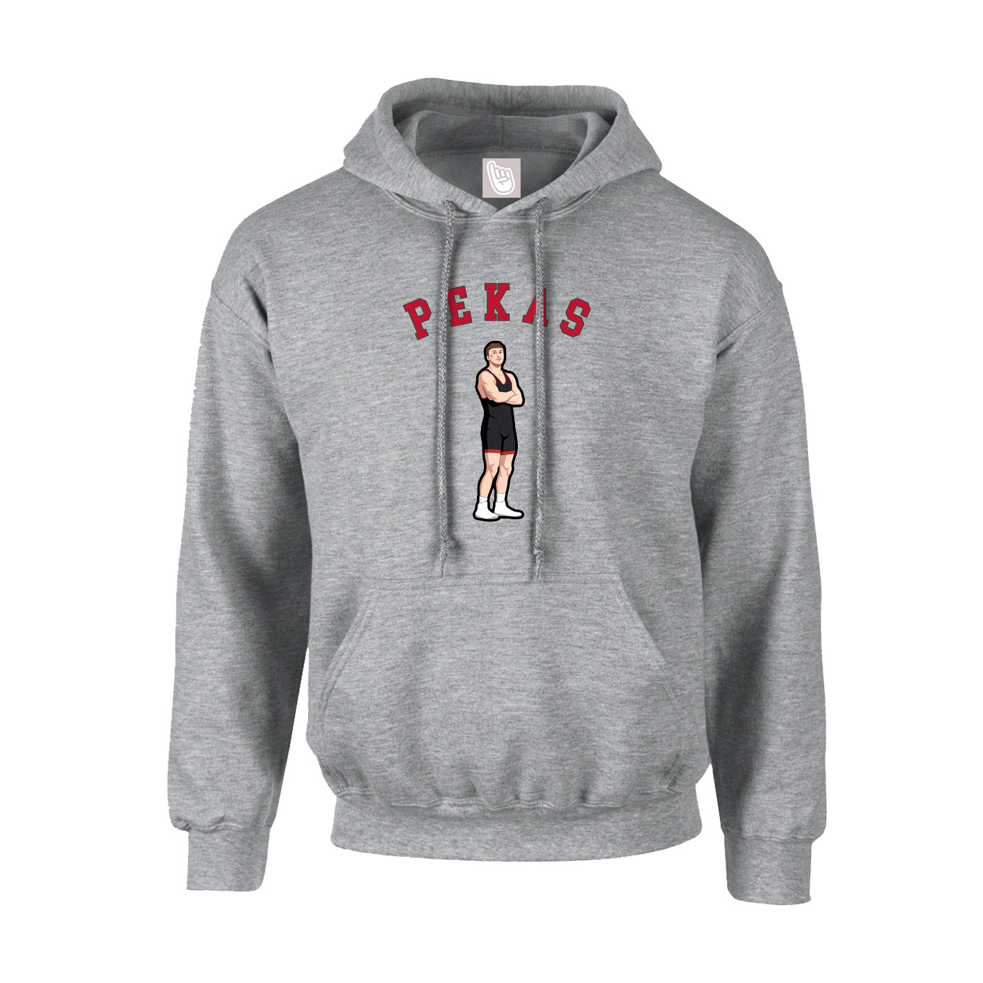 Youth Hoodie — Shirsey Arch in Grey